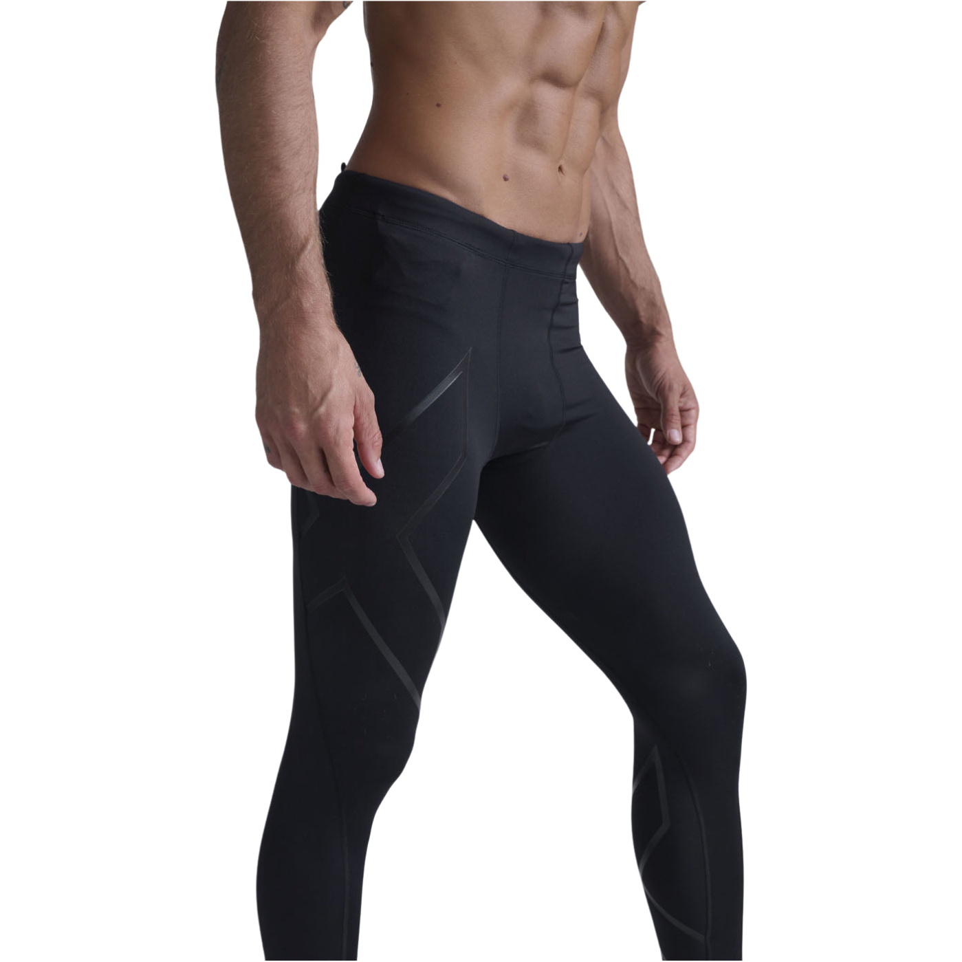 2026 2XU Mens Core Compression Tights MA3849B - Black / Black